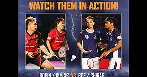 When Doubles Coach Mathias BOE played with Chirag Shetty against the experienced Kim and Bodin