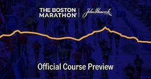 Boston Marathon | Official Course Preview