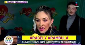 Aracely Arámbula HABLÓ sin censura sobre Luis Miguel | Sale el Sol