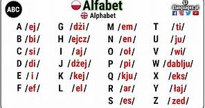 Alfabet angielski wymowa - Alphabet in English
