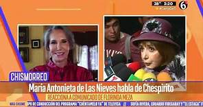 María Antonieta de las Nieves reacciona a comunicado de Florinda Meza | El Chismorreo