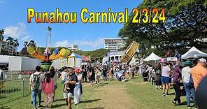 [4K] Punahou Carnival on 2/3/24 in Honolulu, Oahu, Hawaii