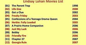 Lindsay Lohan Movies List