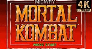 Mortal Kombat (1992) | Longplay - Full Playthrough | DOS 4K