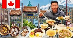 Vancouver's CHINATOWN Food Tour 🇨🇦 Best Asian Food In Canada?