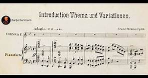 Franz Strauss - Introduction, Theme and Variations, Op. 13 (1875)