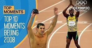 Top 10 Olympic Moments Beijing 2008 | Top Moments