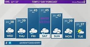 Tom Sherry's Forecast 4 p.m. Dec. 17, 2019