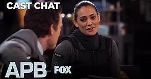 Justin Kirk & Natalie Martinez Get To Know Each Other In The FOX Lounge | Season 1 | APB