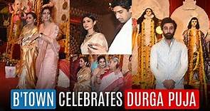 Ranbir Kapoor, Mouni Roy Join Ayan Mukerji For Durga Puja Celebration