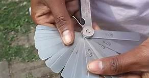 How to operate feeler gauge