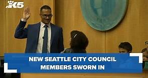 New Seattle City Council members sworn in