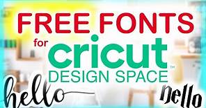 FREE FONTS for CRICUT DESIGN SPACE | How To Download Fonts for Cricut | Mac, iPhone, or iPad