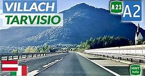 Confine di Stato AUSTRIA - ITALIA | Villach - Tarvisio A2-A23