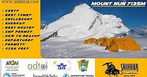 Mt. Nun Peak Expedition 7135M India || Full Details || Climbing vlog - Shikhar Travels