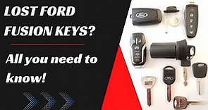 Ford Fusion Key Replacement - How to Get a New Key. (Tips to Save Money, Costs, Keys & More.)