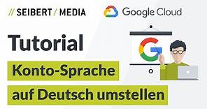 Google Workspace-Konto-Sprache auf Deutsch umstellen | Google Workspace Tutorial