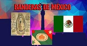Banderas de México a lo largo de la historia | Todas las banderas de México