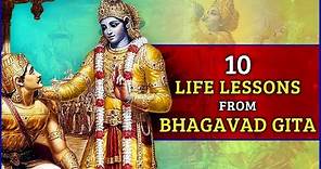 10 life changing learning facts of bhagavad gita | Bhagavad Geeta Quotes | Law of Karma | भागवत गीता