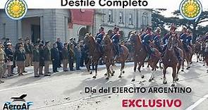 Desfile completo día del Ejército Argentino, EXCLUSIVO AeroAr