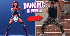 Fortnite Dancing in Public