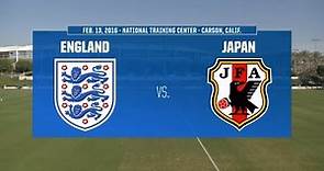 2016 Under-17 Women's NTC Invitational: England vs. Japan