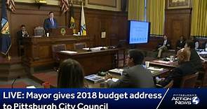 Pittsburgh Mayor Bill Peduto 2018 budget address