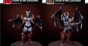 Dota 2 Queen of Pain - Allure of the Succubus kinetic gem preview