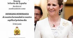 Acto de Nombramiento de Hermana Honoraria de Doña Elena de Borbón y Grecia, Infanta de España