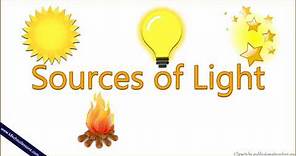 Sources of Light | Light Sources | Reflectors of Light