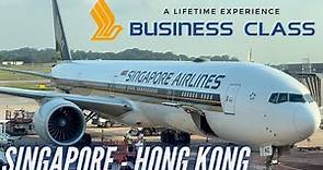 World’s Best Airline | Singapore Airlines Business Class | B777-300ER | SIN - HKG | Trip Report