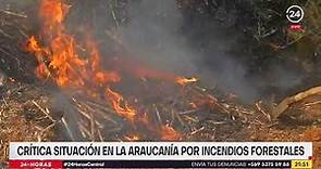 Crítica situación en La Araucanía por incendios forestales
