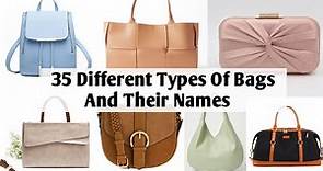 35 Types of bags and their names / Different types of bags with names / Types of bags