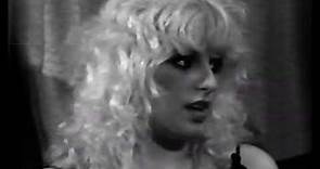 Nancy Spungen talking about being Sid Vicious' Manager