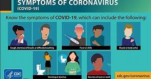 Symptoms of Coronavirus Disease 2019