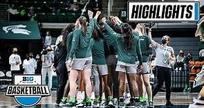 Michigan State Women’s Basketball: Highlights from the 2021-22 Season |Big Ten Women’s Basketball