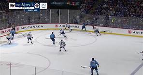 Simon Benoit with a Goal vs. Winnipeg Jets