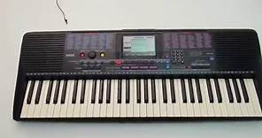Yamaha PSR-220 Portable Electronic Keyboard Piano Testing (for sale eBay)