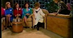 "Designing Women" cast on Joan Rivers Show in 1986