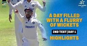 A Flurry Of Wickets Highlights Day 1 of the Cape Town Test | SA v IND