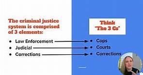 Elements of the Criminal Justice System
