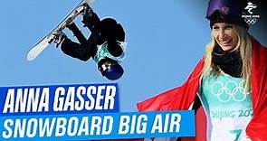 Anna Gasser wins gold in big air! 🥇🏂