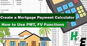 Create a Mortgage Payment Calculator in Excel