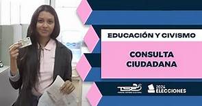 Cápsula de Educación y Civismo 29: Consulta Ciudadana