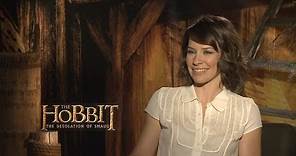 Evangeline Lilly - The Hobbit: The Desolation of Smaug Interview HD