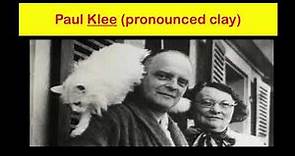 Paul Klee's Cat and Bird with read aloud!