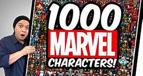 Drawing 1000 MARVEL CHARACTERS! 200+ HOURS OF WORK!