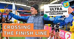 Vernon Kay completes his Ultra Ultramarathon Challenge for BBC Children in Need
