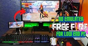 How to play Free Fire in PC without Emulator 2022 | With Mobile - Keyboard and Mouse | in Low end PC