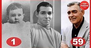 Clark Gable Transformation ⭐ From 1 To 59 Years Old